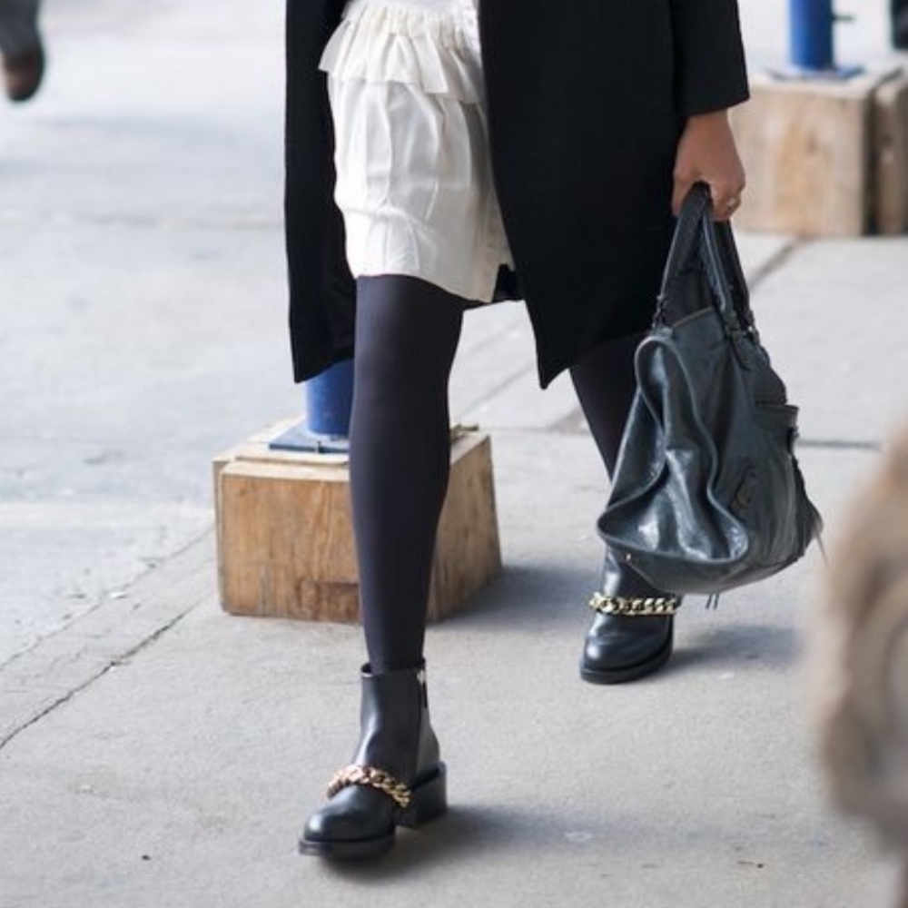Givenchy Laura Silver Chain boots
